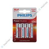 ΜΠΑΤΑΡΙΕΣ ΑΛΚΑΛΙΚΕΣ PHILIPS "ΑΑ" (4 ΤΕΜ.)