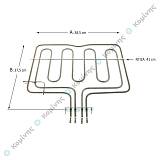 ΑΝΩ ΑΝΤ/ΣΗ + ΓΚΡΙΛ GORENJE 1100+2000W