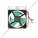 ΑΝΕΜΙΣΤΗΡΑΣ ΤΕΤΡΑΓΩΝΟΣ DC12V  0.23A