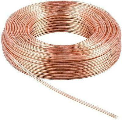 FTT12-010 ΚΑΛΩΔΙΟ TELEWIRE ΗΧΕΙΩΝ  ΔΙΑΦΑΝΟ 2 Χ 0.75mm ΚΑΘΑΡΟΣ ΧΑΛΚΟΣ (5METΡΑ)