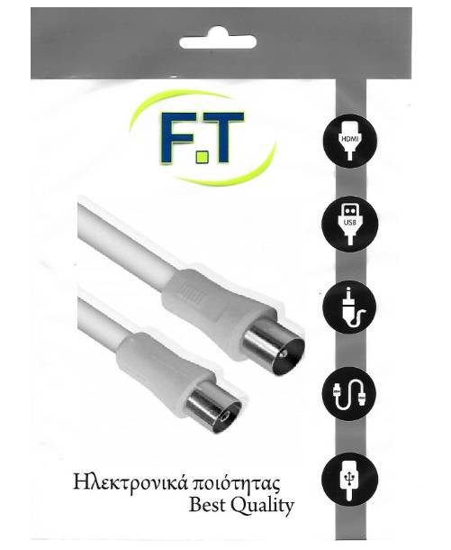 FTT2-014/white Καλωδίωση RF 5m