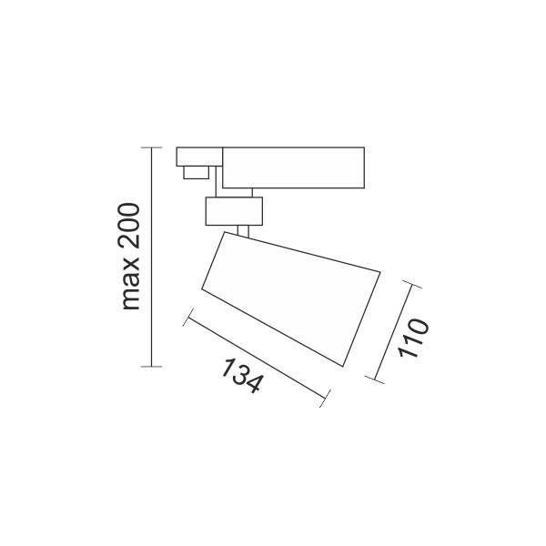 ΣΠΟΤ ΡΑΓΑΣ 3 ΦΑΣΕΙΣ LED CCT 30W 3000K | 4000K | 6000K