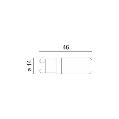 ΛΑΜΠΤΗΡAΣ LED G9 ΣΙΛΙΚΟΝΗΣ 3.5W 6000K