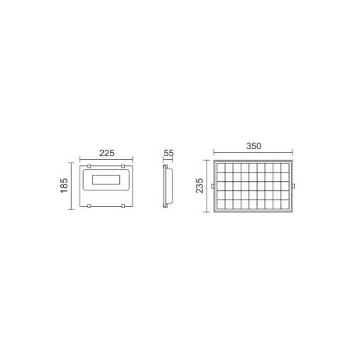 ΗΛΙΑΚΟΣ ΠΡΟΒΟΛΕΑΣ LED SMD 50W 6000K