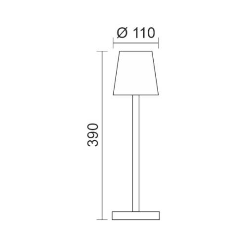 ΠΟΡΤΑΤΙΦ ΦΟΡΤΙΖΟΜΕΝΟ ΗΜΙΚΥΚΛΙΚΟ 2W [ 3000K | 4000K | 6000K ]