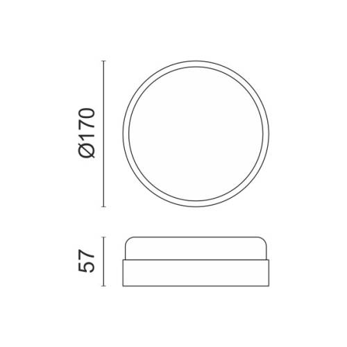 ΑΠΛΙΚΕΣ ΕΞΩΤΕΡΙΚΟΥ ΧΩΡΟΥ LED 18W 4000K