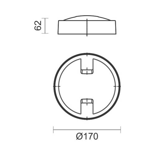 ΑΠΛΙΚΕΣ ΕΞΩΤΕΡΙΚΟΥ ΧΩΡΟΥ LED 12W 3000K