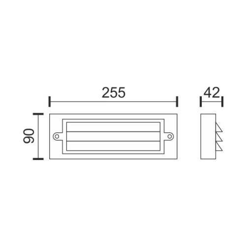 ΑΠΛΙΚΑ LED ΕΞΩΤΕΡΙΚΟΥ ΧΩΡΟΥ 6W 3000K