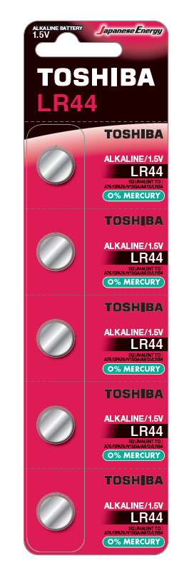 Toshiba LR44 (blister 5 pcs) - LR44 BP-5C