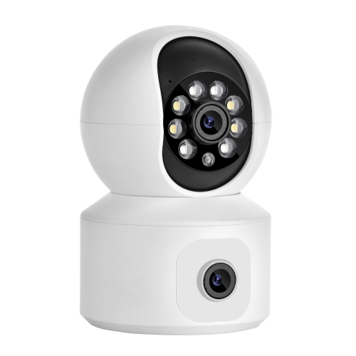 IP WiFi Camera with Dual lens and Dual display