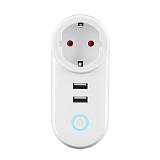 TUYA Έξυπνη υποδοχή Wi-Fi με διπλή θύρα USB